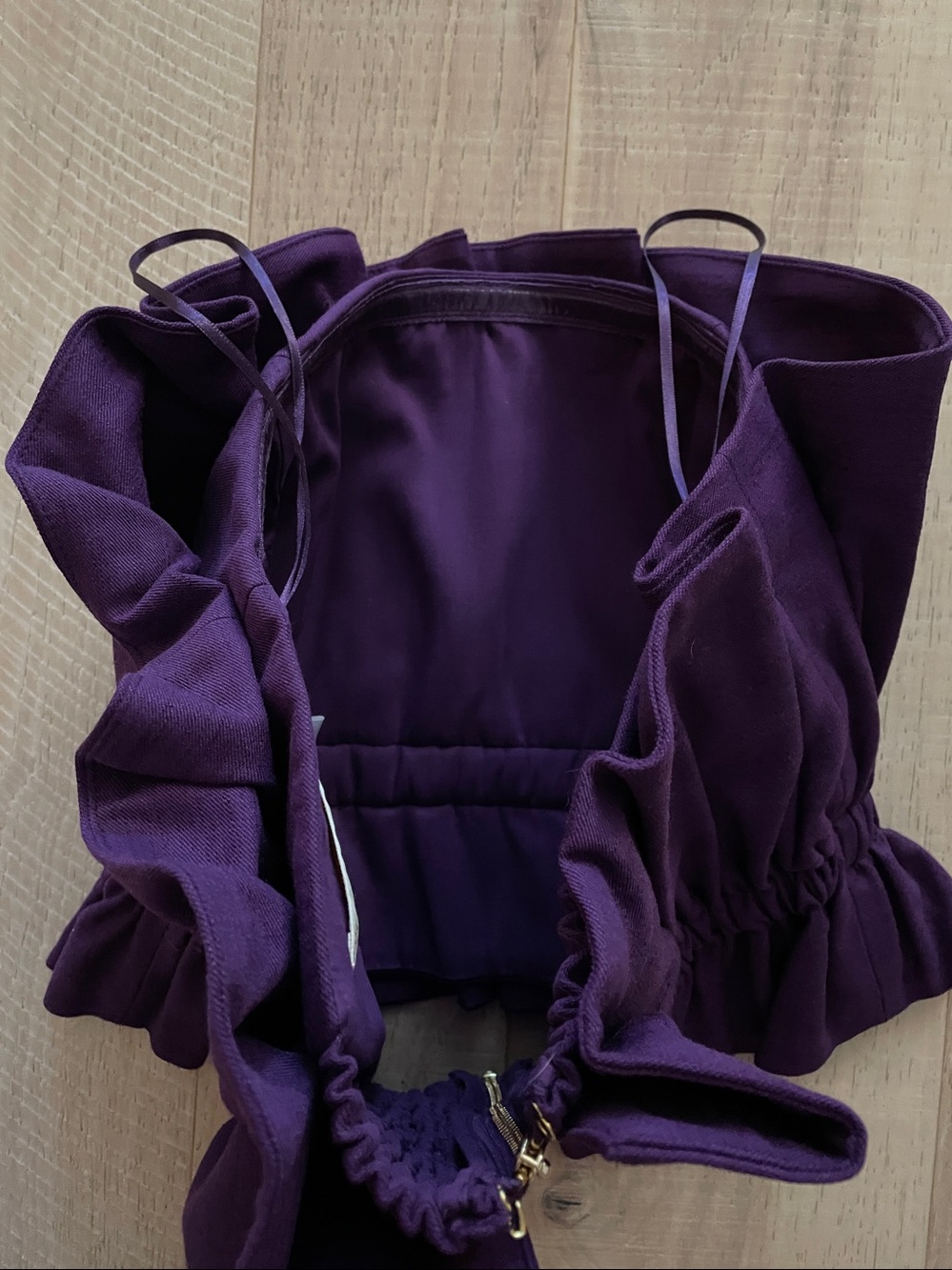 Sezane Bustier. Gioia Purple. 36 - Picture 12 of 14